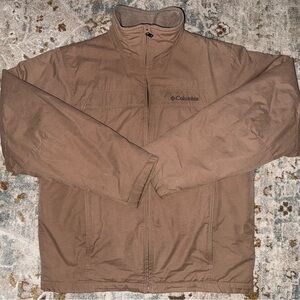 Columbia Men's Tan Windbreaker Jacket
